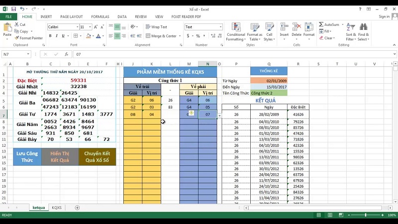 Phần mềm tính lô trong Excel: Dễ dàng và chính xác